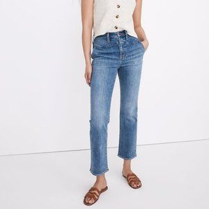 NWOT Madewell Slim Demi Boot Jean *Western Yoke Edition